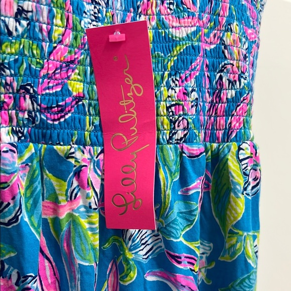 Lilly Pulitzer Kids Dress - Blue and Pink Floral - Picture 3 of 11